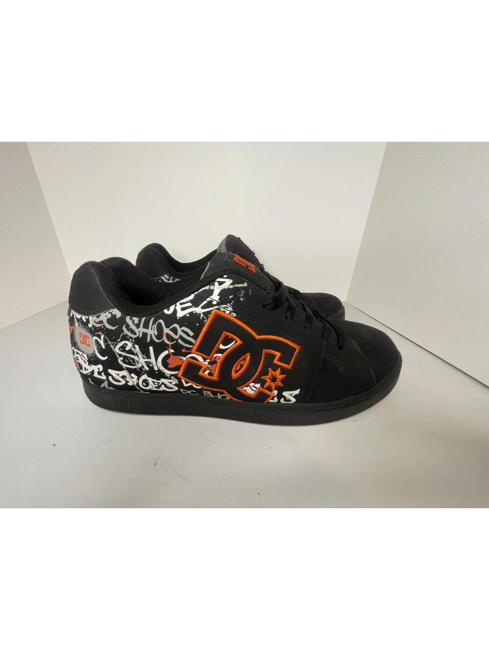 DC Shoes Rob Dyrdek Men's Black and Orange Y2K Skater Shoes 11.5